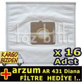 Arzum AR 431 Diana Toz Torbası