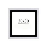 AS TİCARET 30x30 Çerçeve ( Postersiz ) - Bos1004 Siyah