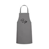 Aşçı Özel Baskılı Chef Mutfak Önlüğü Gri