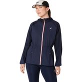 Asics 2012D076-400 ROAD PACKABLE JACKET Lacivert Kadın Zip Ceket