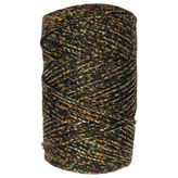 Asil Acar Home Makrome İpi 3mm Polyester Siyah Altın Simli