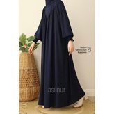 Asilnur Irem Elbise Lacivert - 1