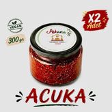 Aşkana Acuka 300g x 2 Adet - Karadeniz Usulü Ev Yapımı Katkısız Cevizli Kahvaltılık Sos Seti - 600 gr