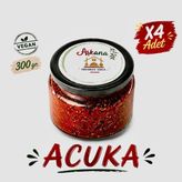 Aşkana Acuka 300g x 4 Adet - Karadeniz Usulü Ev Yapımı Katkısız Cevizli Kahvaltılık Sos Ekonomik Paket - 1,2 kg