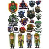 Asker Sticker Set 7 15 Parça Telefon, Tablet, Defter, Laptop Sticker