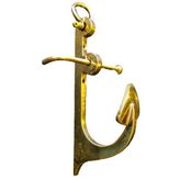 Askılık 130Mm Çıpa Objeli Çimolu Pirinç Döküm
