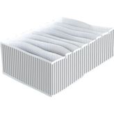 Aslanoğlu Store 8 Bölmeli Xl Pratik Bölmeli Çekmece Düzenleyici Organizer(Iç Çamaşırı Kravat Çorap Düzenleyici)