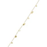 Aslı Gold Altın Pullu Spor Zincir Halhal (HL0024)