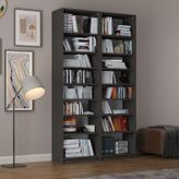 Asra Trend K-16 Mdf Koyu Gri Kitaplık