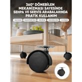 Astraltech If Mobilya Tekerleği 6 cm Kilitsiz Tekli Satış
