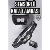 Astraltech Kafa Lambası Kamp Lambası Sensörlü Şarjlı Ayarlanabilir