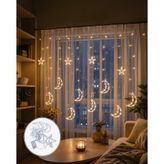Astraltech Prizli Yıldız Ay Perde LED Işık 126 LED