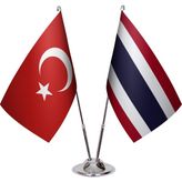 Asya Bayrak Tayland Ikili Masa Bayrağı