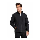 Asya Erkek Outdoor Softshell Mont Siyah