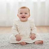 Asyaden Baby Kız Bebek Pamuklu Şık Bayramlık Kalpli Müslin Elbise - 18 - 24 Ay - Pudra