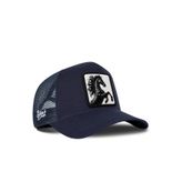 At Logolu Lacivert Trucker Şapka