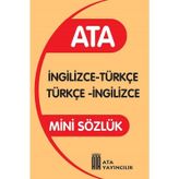 Ata Mini İngilizce Sözlük (Plastik Kapak)