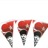 Atalı Üçken Dizili Bayrak