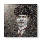Atatürk Mozaik Resim Tablosu 80 x 80