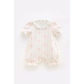 Atelier Babbi %100 Pamuk Romper - Kurdele / Pembe