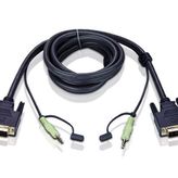 Aten 2L-7D02 V DVI-D KVM kablo 1,8 m