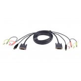 Aten ATEN-2L-7D03UI 3 m Usb DVI-I Single Kvm Kablosu