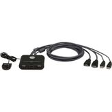 Aten CS22HF 2 Port USB Fhd HDMI Cable KVM Switch