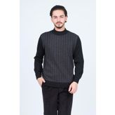 Ateş Triko 6092074 Siyah Erkek Kazak