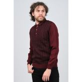 Ateş Triko 6092101 Bordo Erkek Kazak