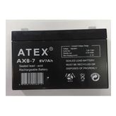 Atex 6 Volt 7 Amper 151x34x95 mm Akü