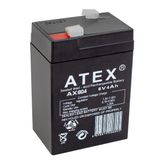 Atex AX604 4 A 6V Kalın Akü