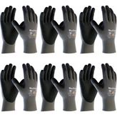 Atg Maxifoam® 34-900 Iş Eldiveni Medium No:8 6 Çift - Siyah