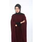 Atika Moda Tesettür Elbise - 40 - 44 - Bordo