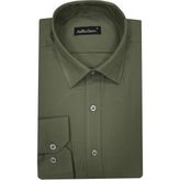 Atilla Özer Uzun Kol Slim Fit Erkek GÖMLEK-6857 - Yeşil