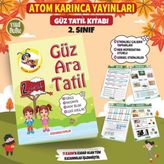 Atom Karınca 2. Sınıf Güz Ara Tatil Kitabı