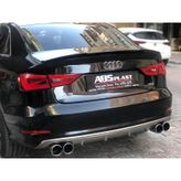 Audi A3 S3 2013 2016 Sedan Plastik Difüzör
