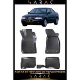 Audi A4 2001 Model(Eski Kasa) Araca Özel 3D Havuzlu Paspas