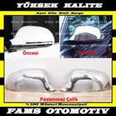 Audi A4 Krom Ayna Kapağı 2 prç. 2007-2013 P. Çelik
