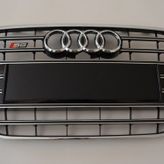 AUDİ A6 S6 C7 ÖN PANJUR KROM-SİYAH 2012-2015