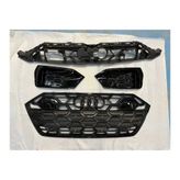 AUDİ - ÖN PANJUR+TAMPON IZGARA SET (SİYAH) A7 2023-