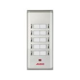 Audio 004851 10'lu K Basic Serisi Yan Sıra Çift Butonlu Zil Paneli
