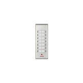 Audio 004851 14'lü K Basic Serisi Yan Sıra Çift Butonlu Zil Paneli