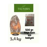 AURASALT Çankırı doğal 3.4 kg tuz lambası