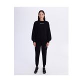Authentic Angely Kadın Siyah Comfort Fit Sweatshirt M SİYAH