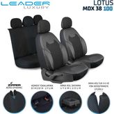 Auto Good Store Skoda Forman Station Wagon Uyumlu Lüx Deri Detaylı Oto Koltuk Kılıfı Ön Arka Takım Lotus Siyah