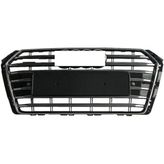 Auto GP Audi A4 S4 Ön Panjur Izgara Krom Siyah 2015 / 2019