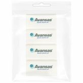 Avansas Sg-24 Orta Boy Beyaz Silgi 4'Lü Paket