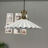 Avilla Beyaz Tekli Metal Büyük Avize Tokmak Başlık Rustik Cafe Mutfak Modern Sarkıt Aydınlatma