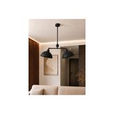 Avizade Nova İkili Avize, Siyah Metal