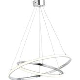 Avize Pazarı 30-40 Eskitme Led Avize Krom